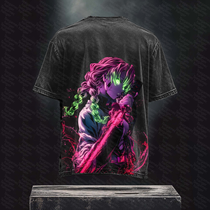 Unisex  Inspired Vintage Washed T-Shirt丨 Mortal Kombat