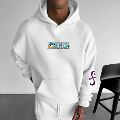 Unisex Oversized Anime Print Hoodie | One Piece 