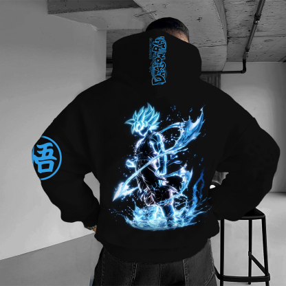 Unisex Anime Graphic Streetwear Vintage Hoodie