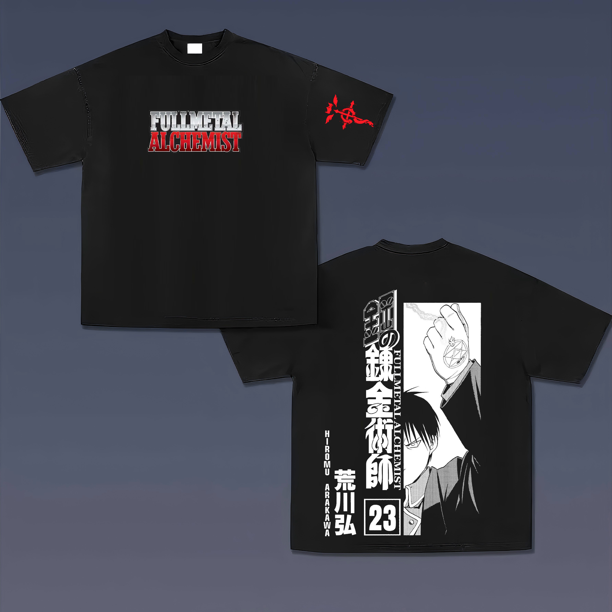 Unisex  "Fullmetal Alchemist" Anime Inspired Vintage T-Shirt