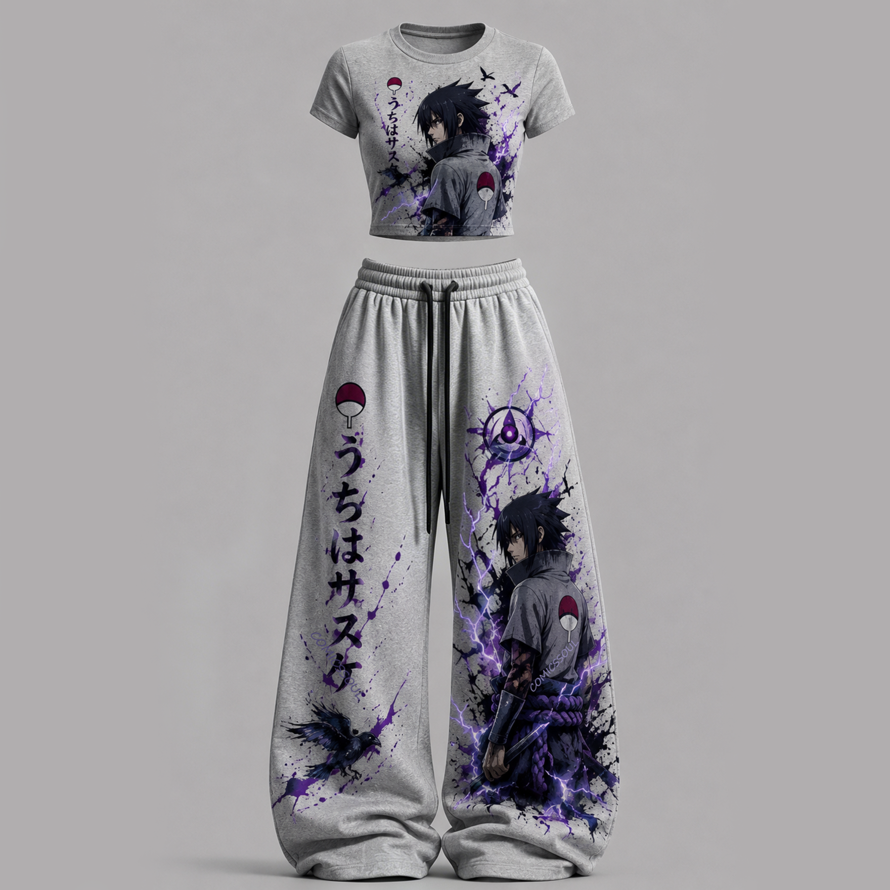 NARUTO T-Shirt & Elasticated Trousers Two-Piece Set