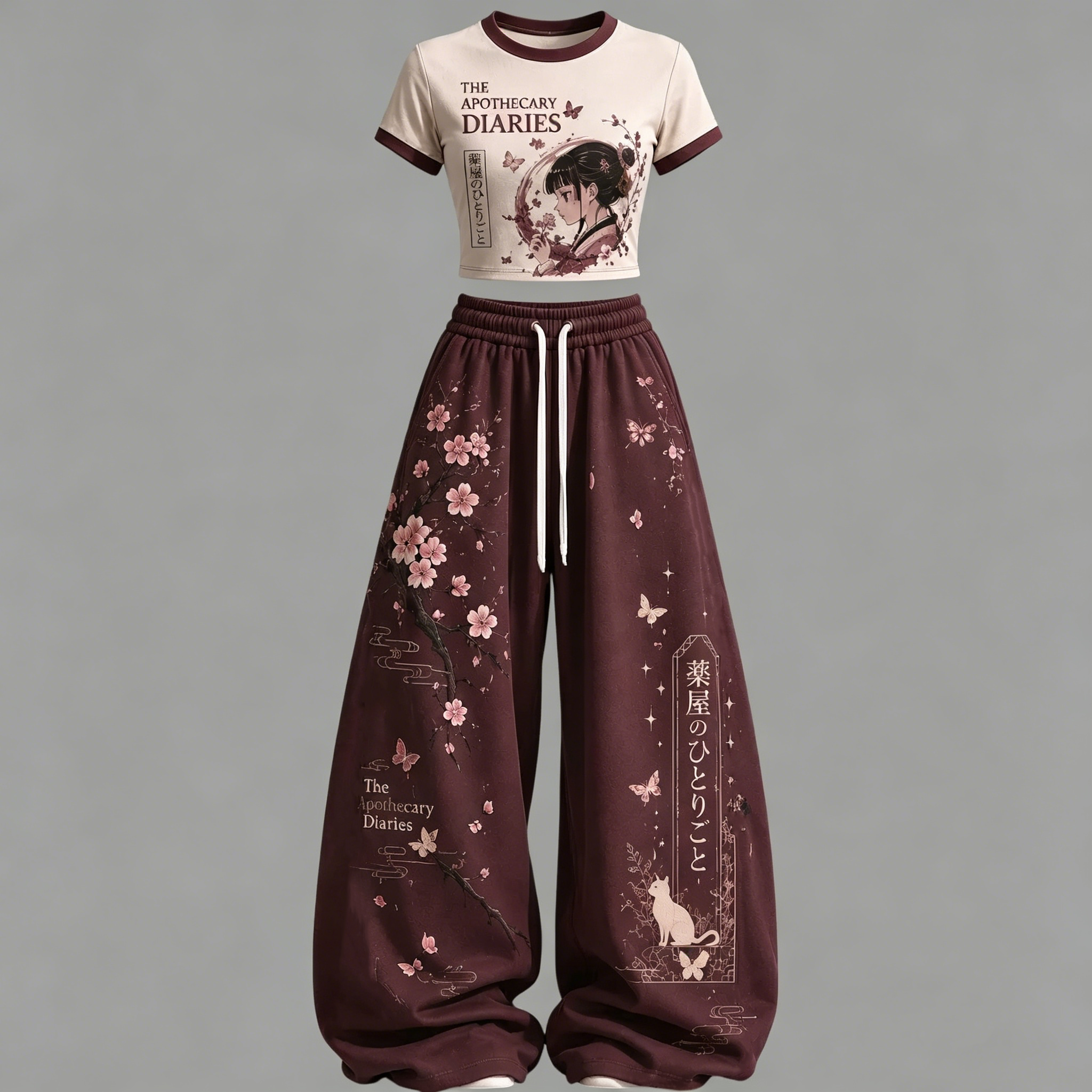 The Apothecary Diaries Top & Elasticated Trousers Two-Piece Set