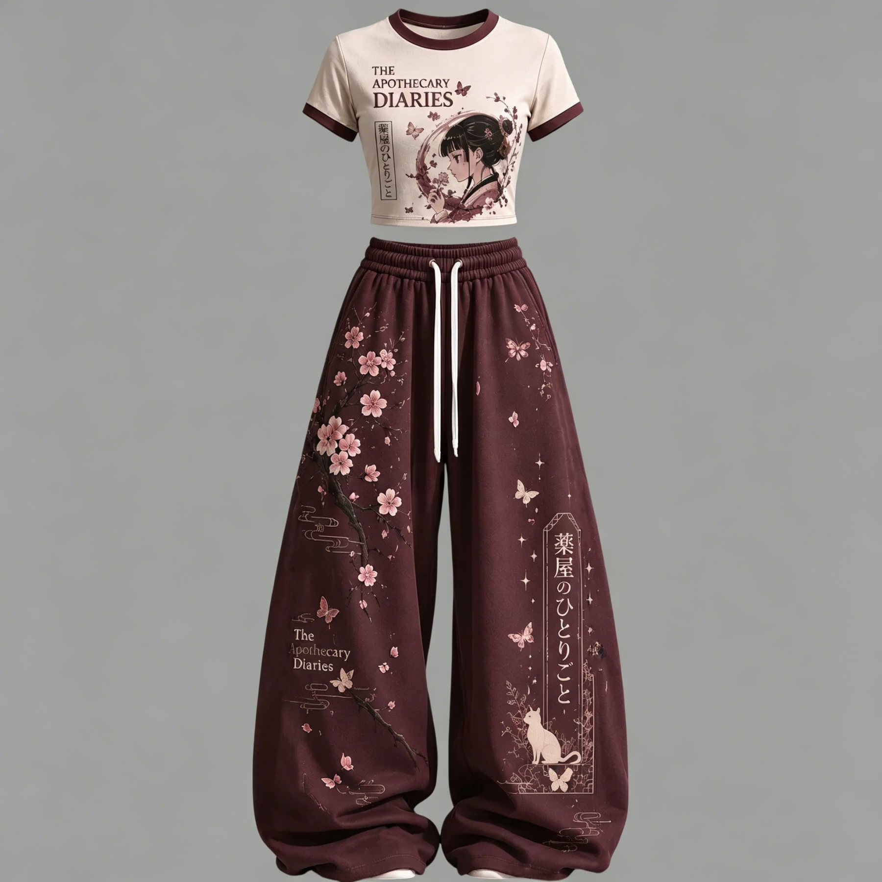 The Apothecary Diaries Top & Elasticated Trousers Two-Piece Set