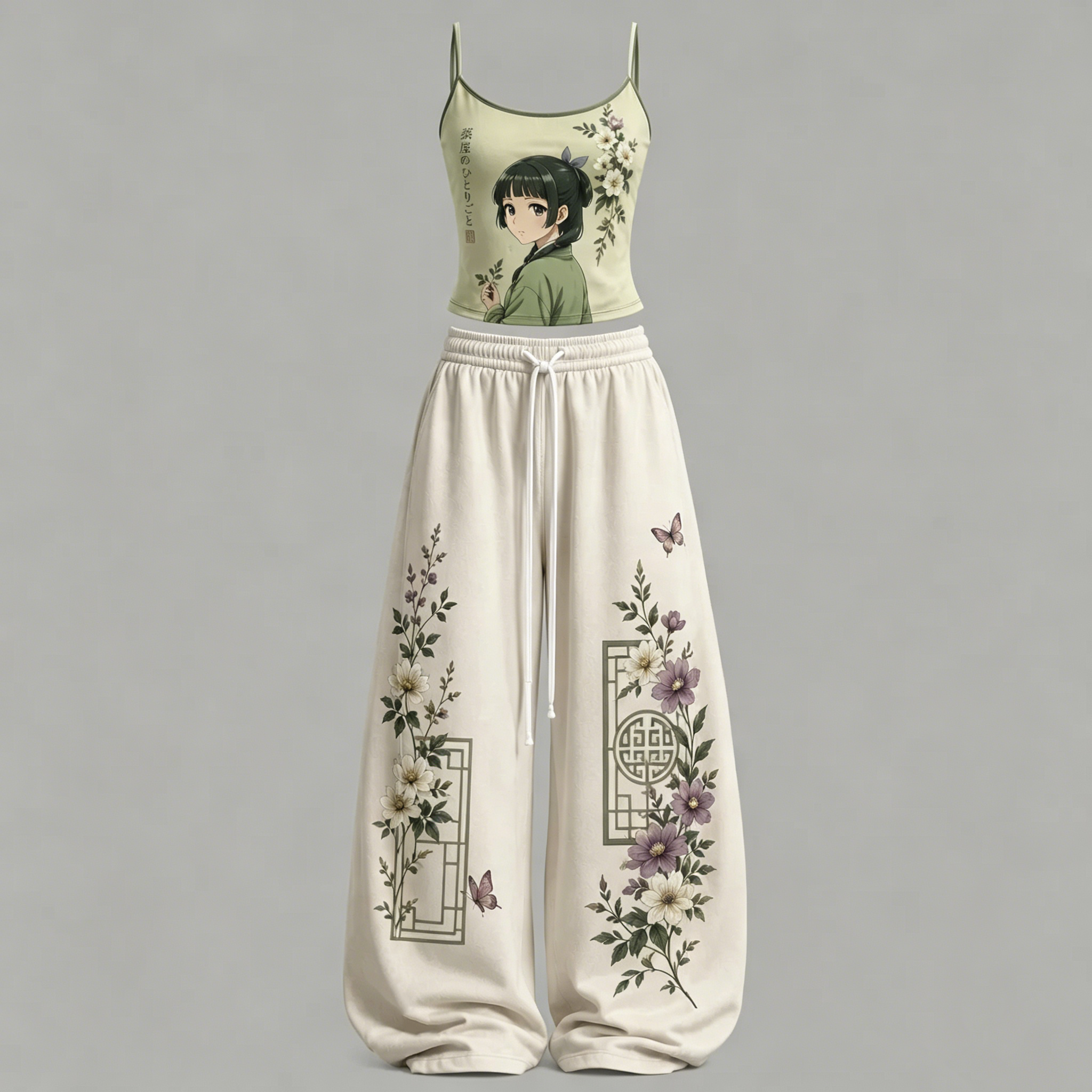 The Apothecary Diaries Top & Elasticated Trousers Two-Piece Set