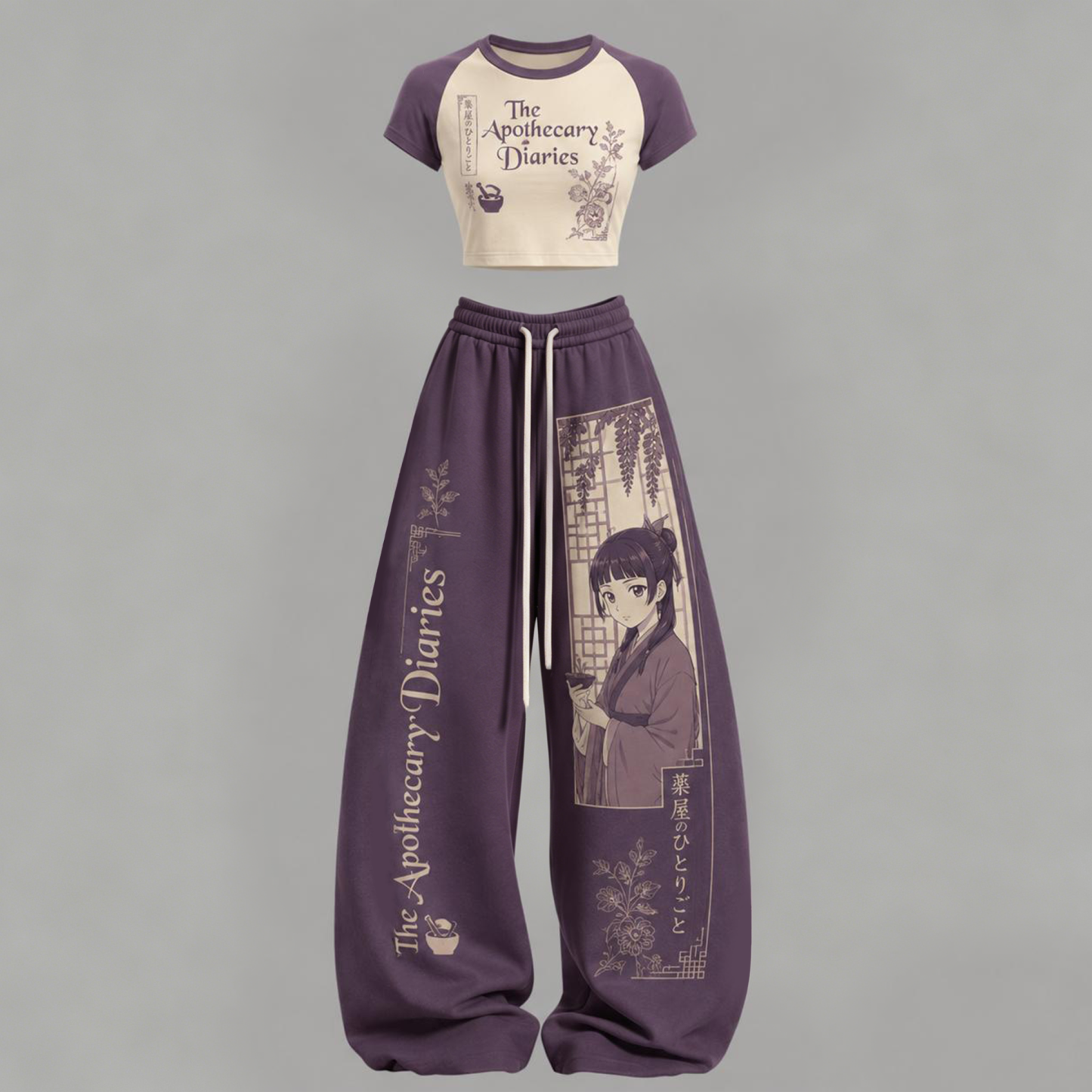 The Apothecary Diaries Top & Elasticated Trousers Two-Piece Set