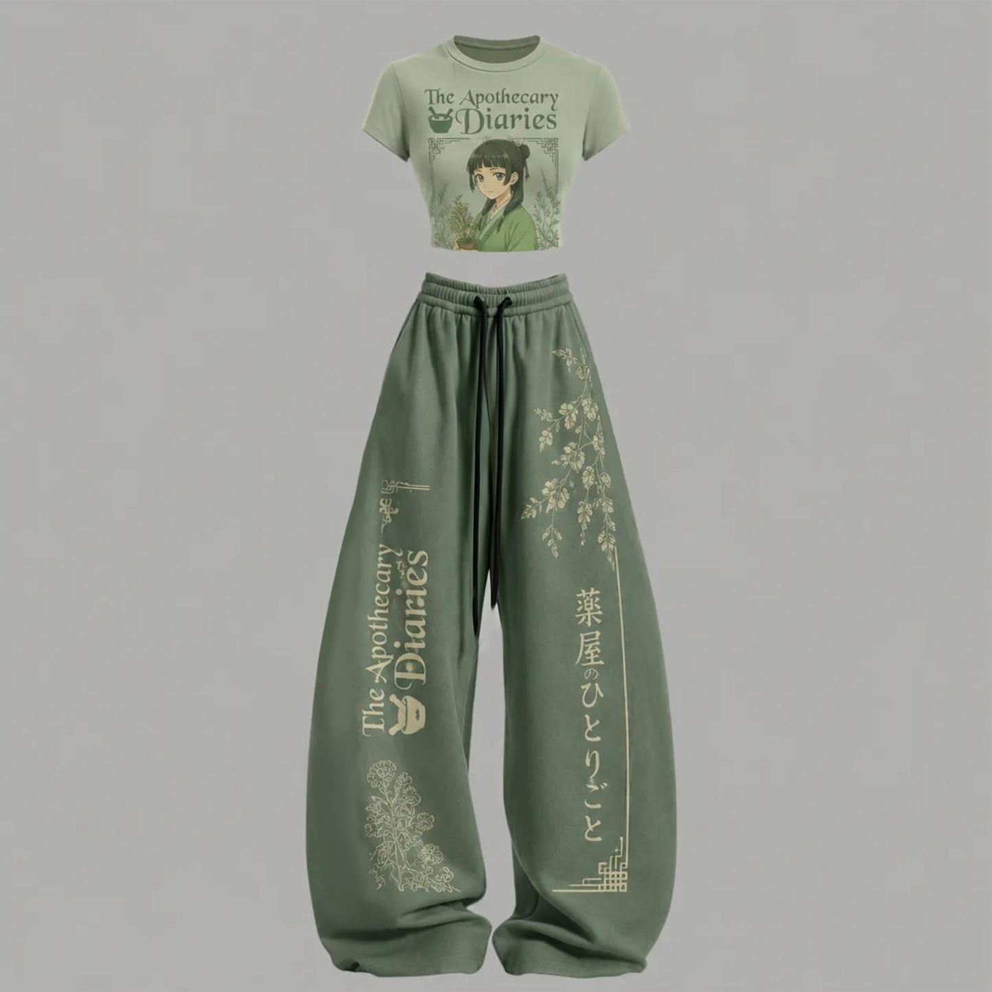 The Apothecary Diaries Top & Elasticated Trousers Two-Piece Set