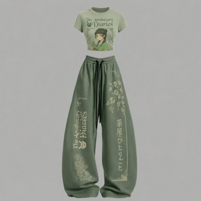 The Apothecary Diaries Top & Elasticated Trousers Two-Piece Set