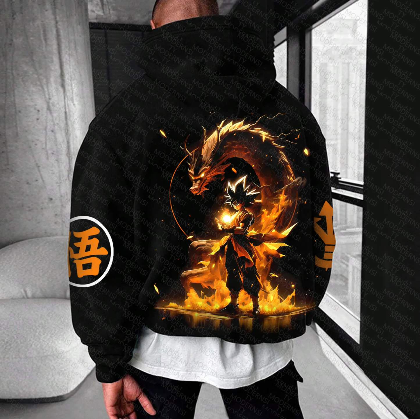 Unisex “Dragonball” Anime Graphic Streetwear Vintage Hoodie