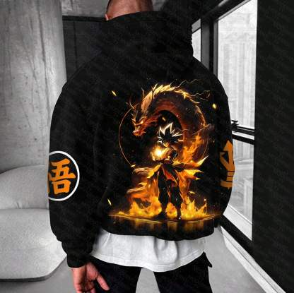 Unisex “Dragonball” Anime Graphic Streetwear Vintage Hoodie