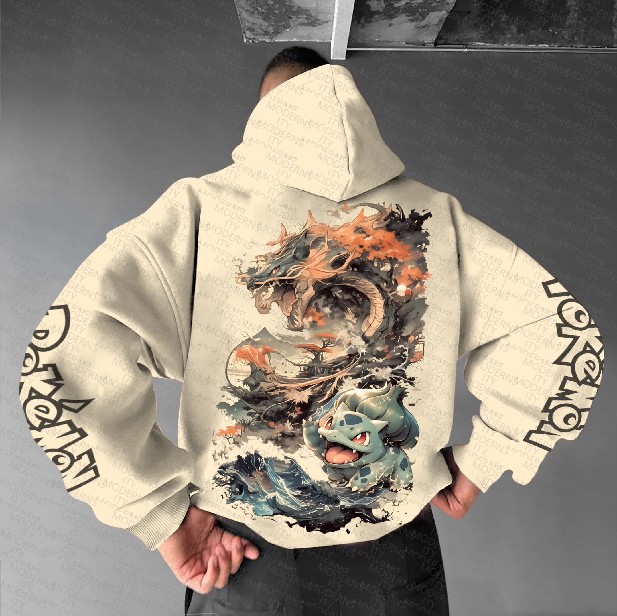 Unisex “Pokémon” Anime Graphic Streetwear Vintage Hoodie