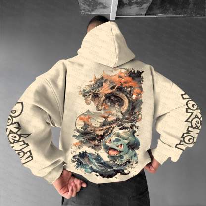 Unisex “Pokémon” Anime Graphic Streetwear Vintage Hoodie