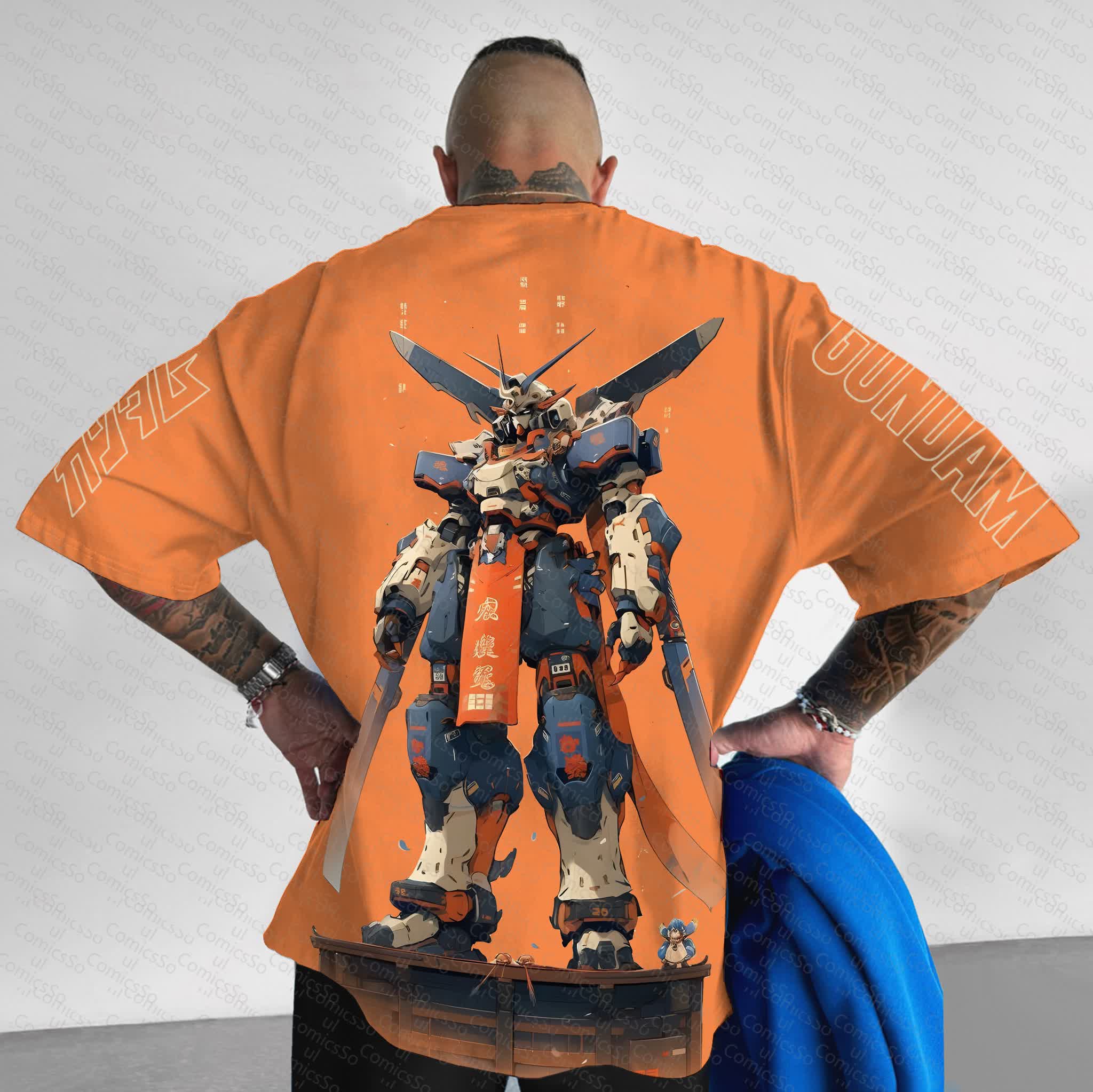 Unisex  "Gundam Series" Anime Inspired Vintage T-Shirt