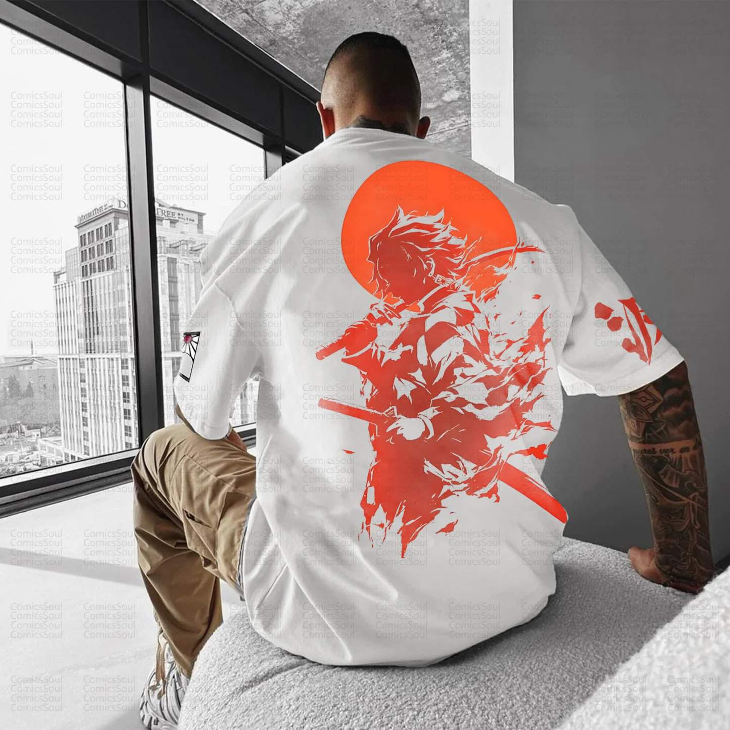 Unisex Anime Inspired Vintage T-Shirt丨Demon Slayer X Pokémon