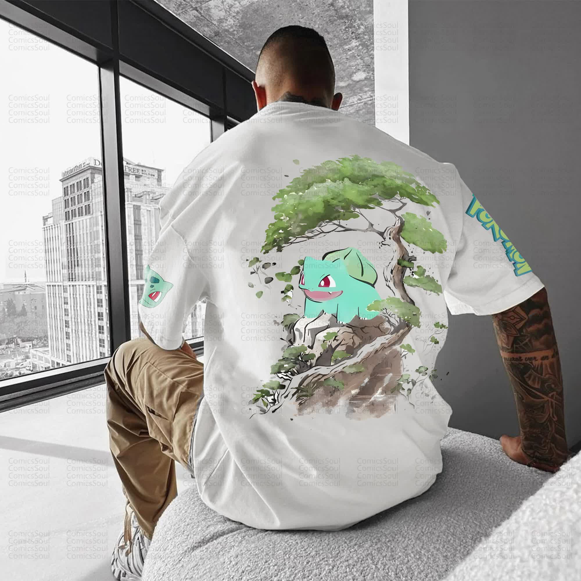 Unisex Anime Inspired Vintage T-Shirt丨Pokémon