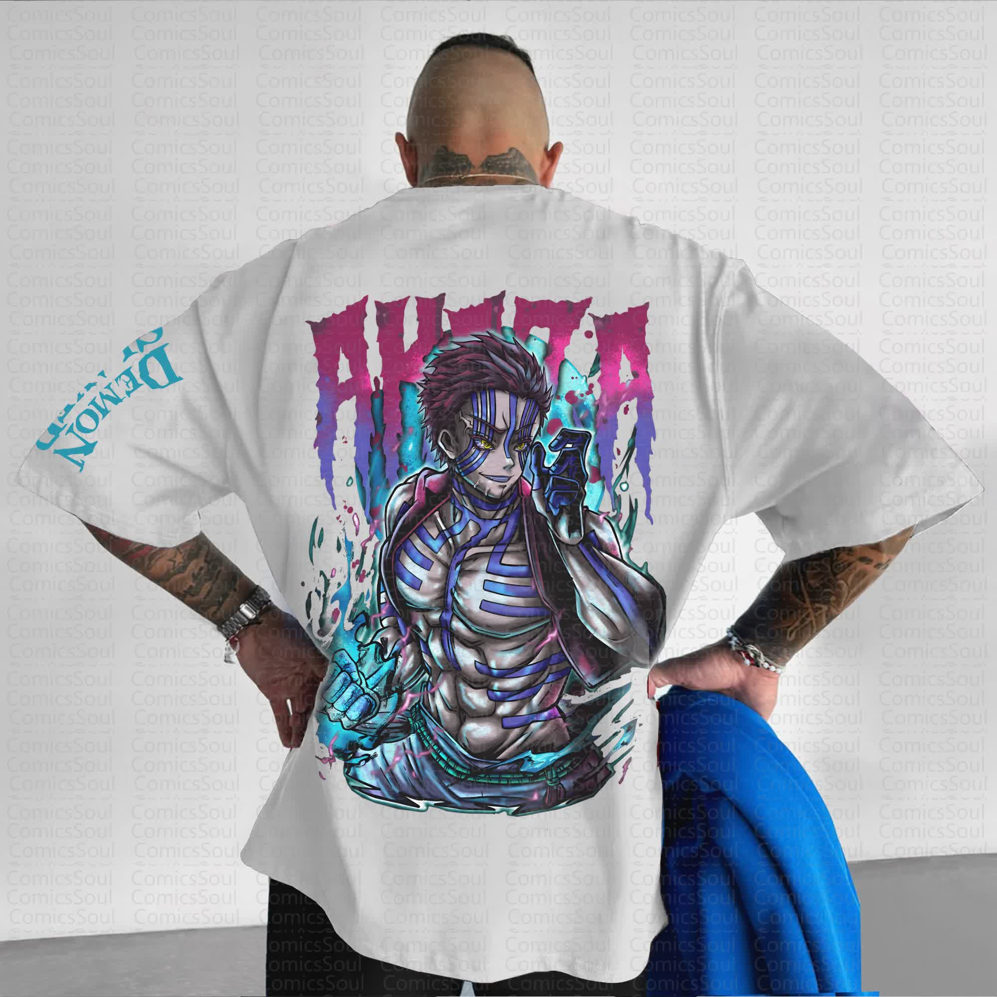 Unisex Anime Inspired Vintage T-Shirt丨Demon Slayer