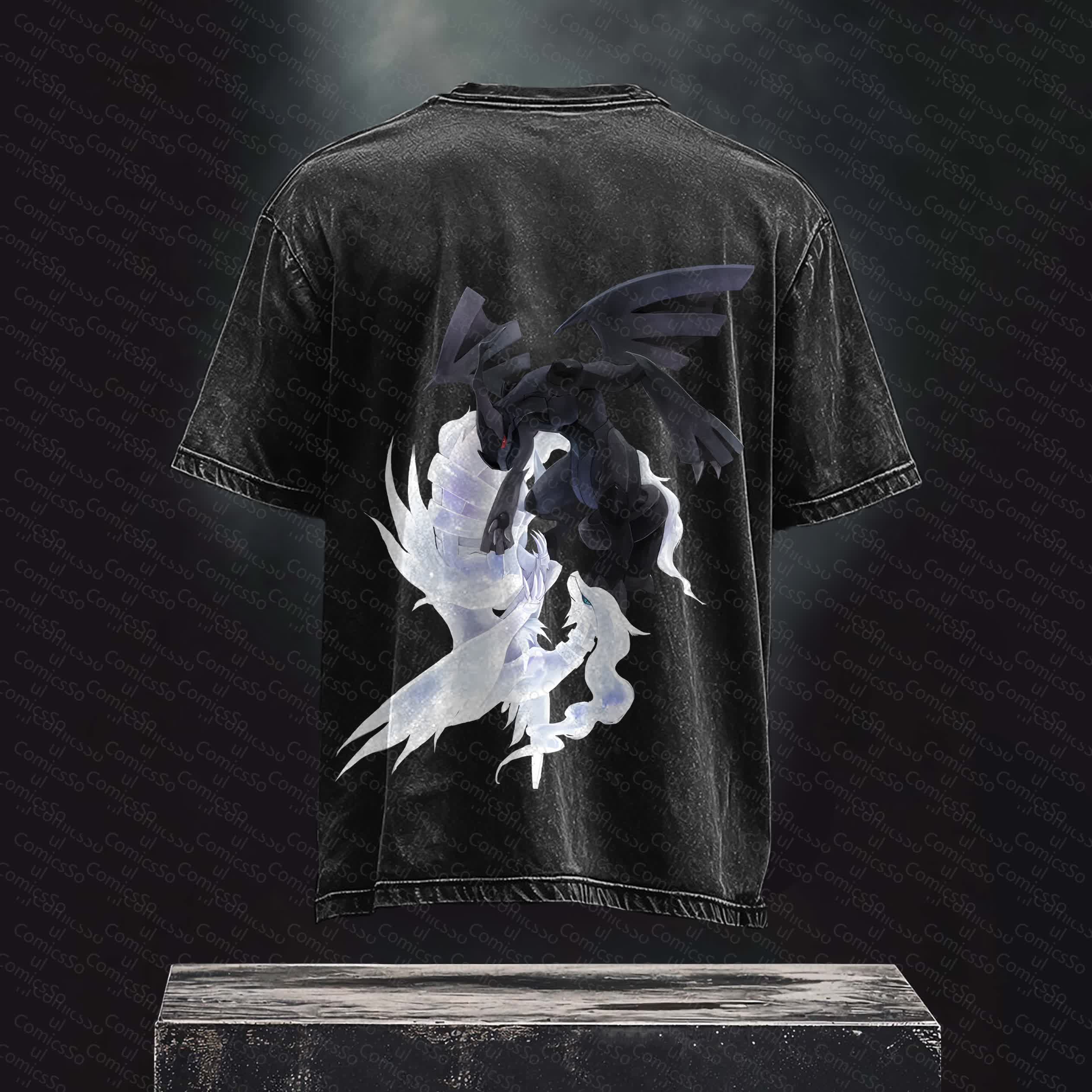 Unisex Anime Inspired Vintage Washed T-Shirt丨 Pokémon