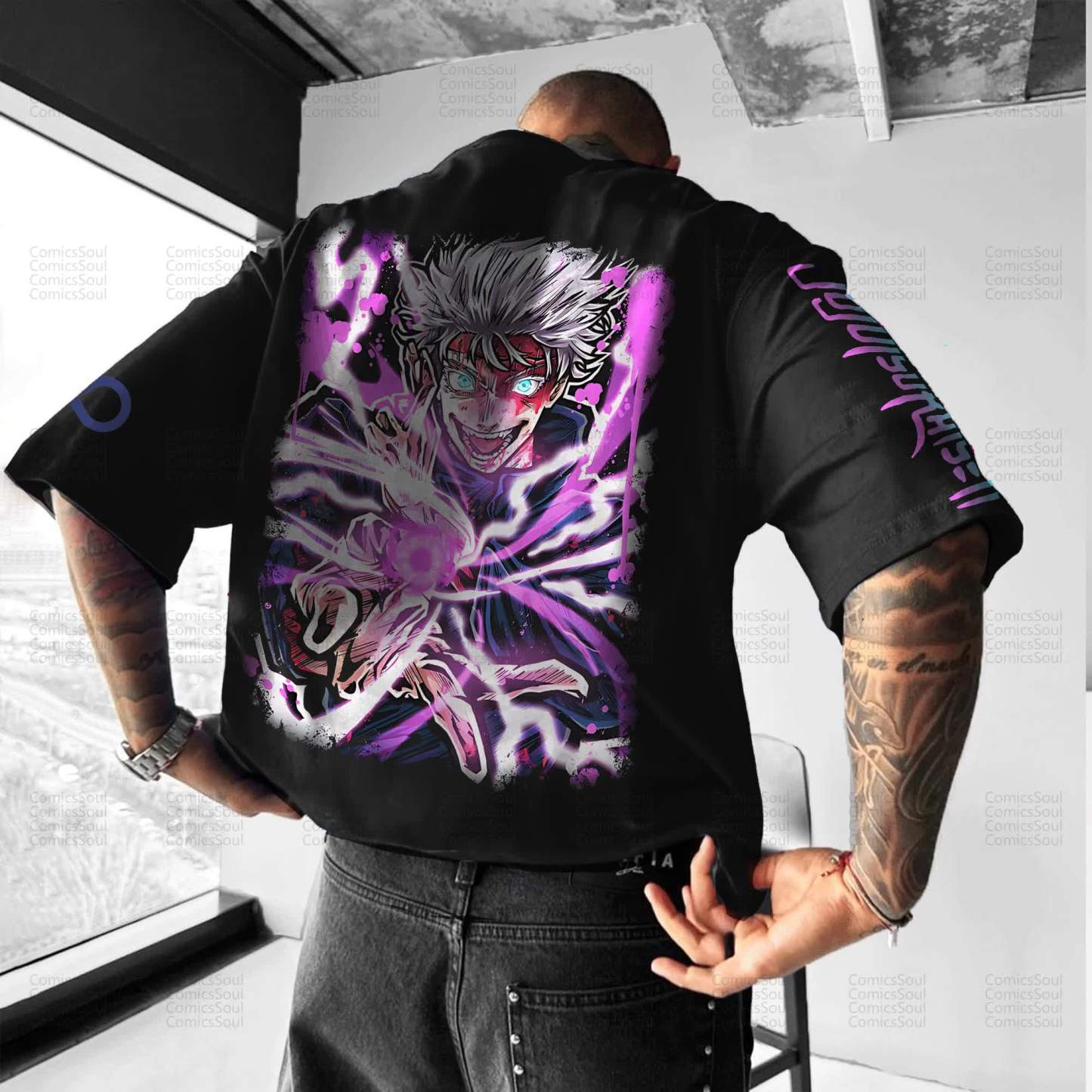 Unisex Anime Inspired Vintage T-Shirt丨Demon Slayer X Pokémon