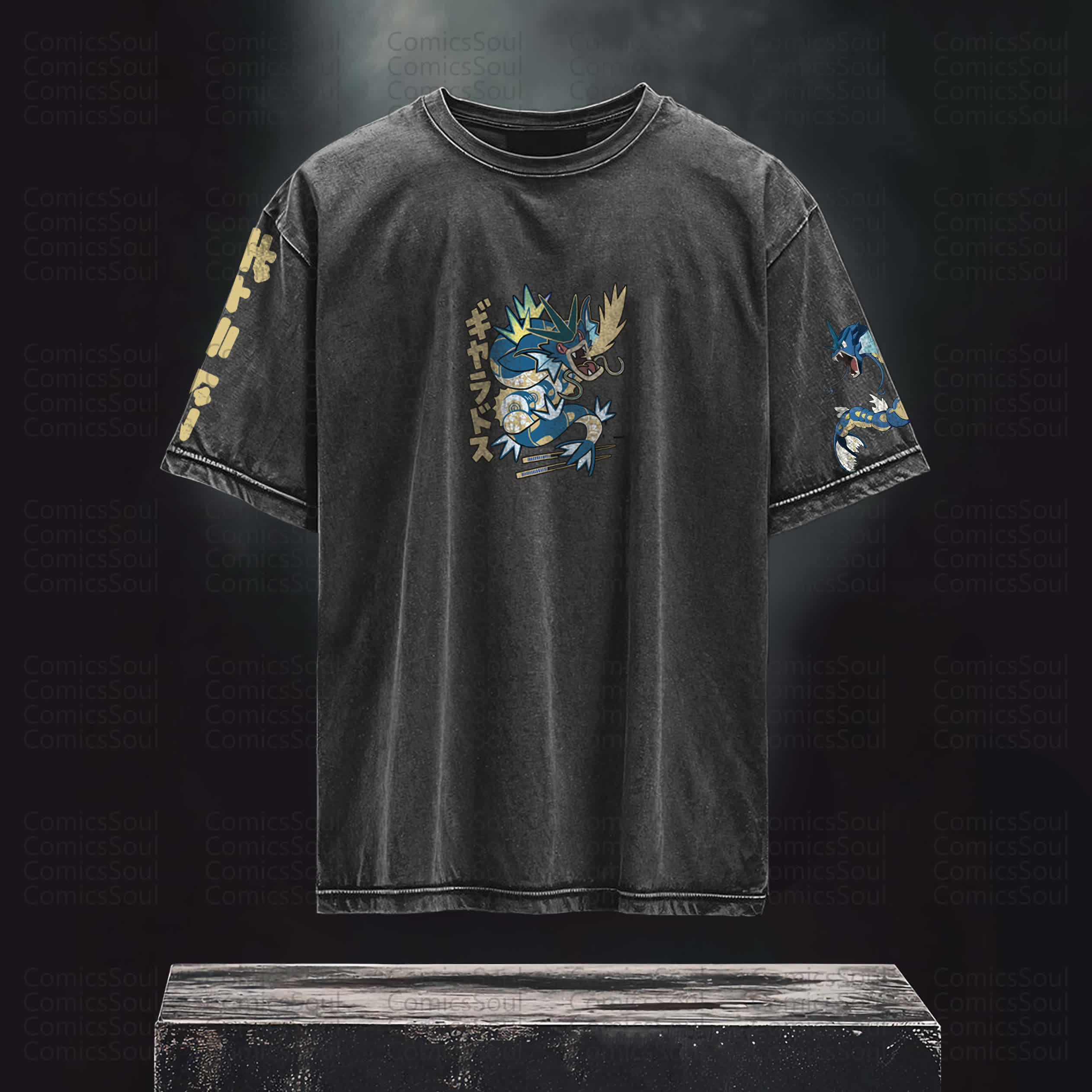 Unisex Anime Inspired Vintage T-Shirt丨Pokémon