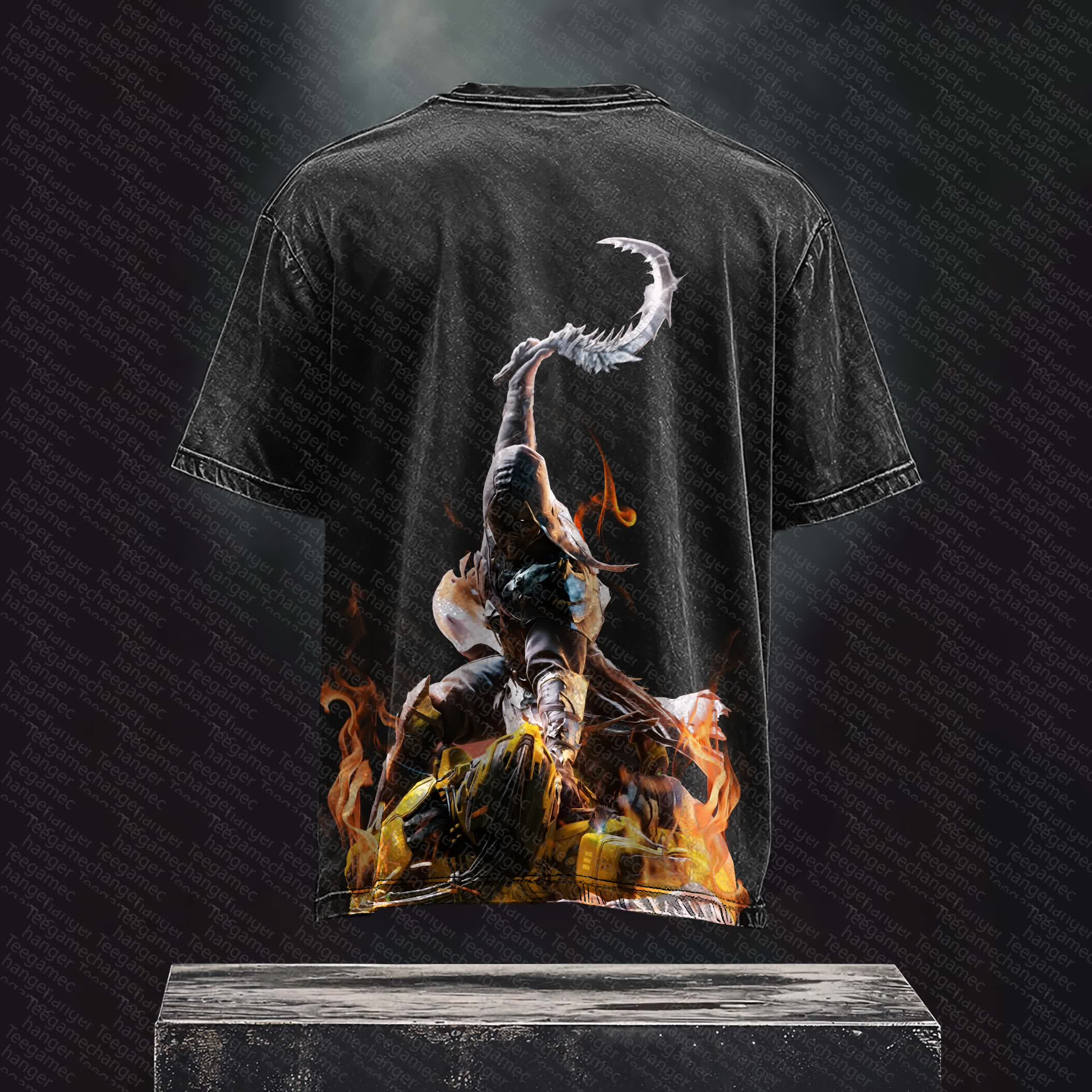 Unisex  Inspired Vintage Washed T-Shirt丨 Mortal Kombat