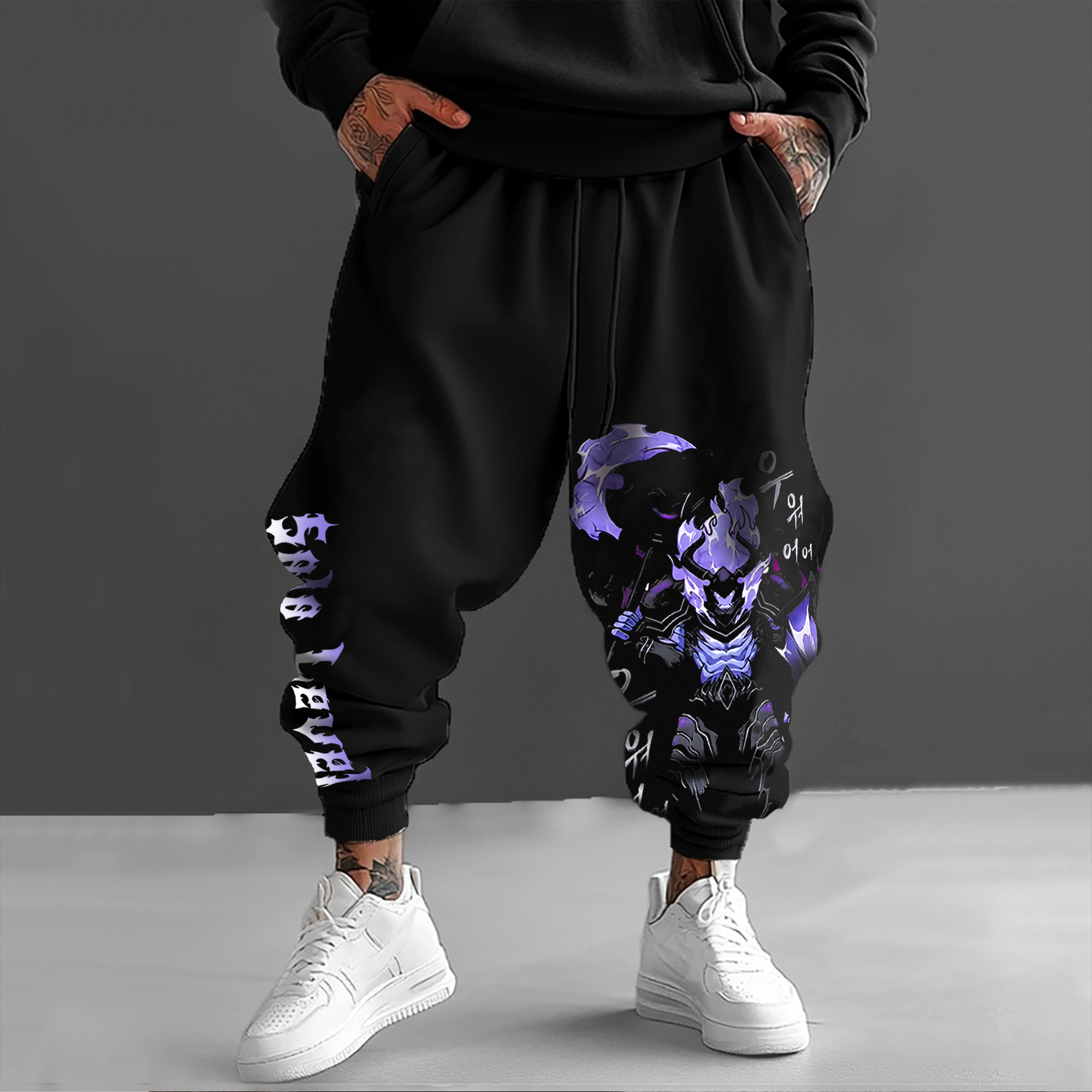 Unisex Casual Anime Streetwear Pants