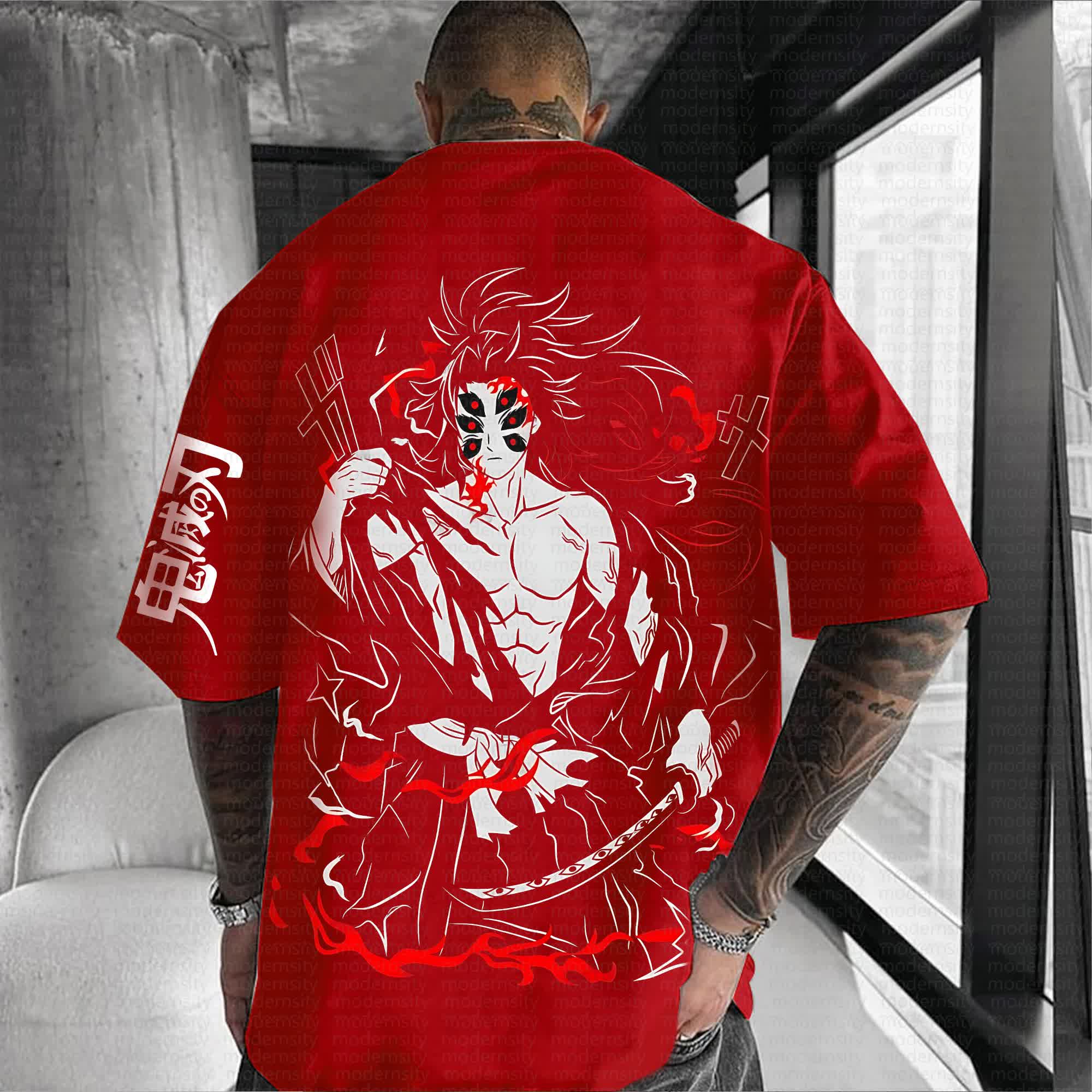 Unisex Anime Inspired Vintage T-Shirt丨Demon Slayer