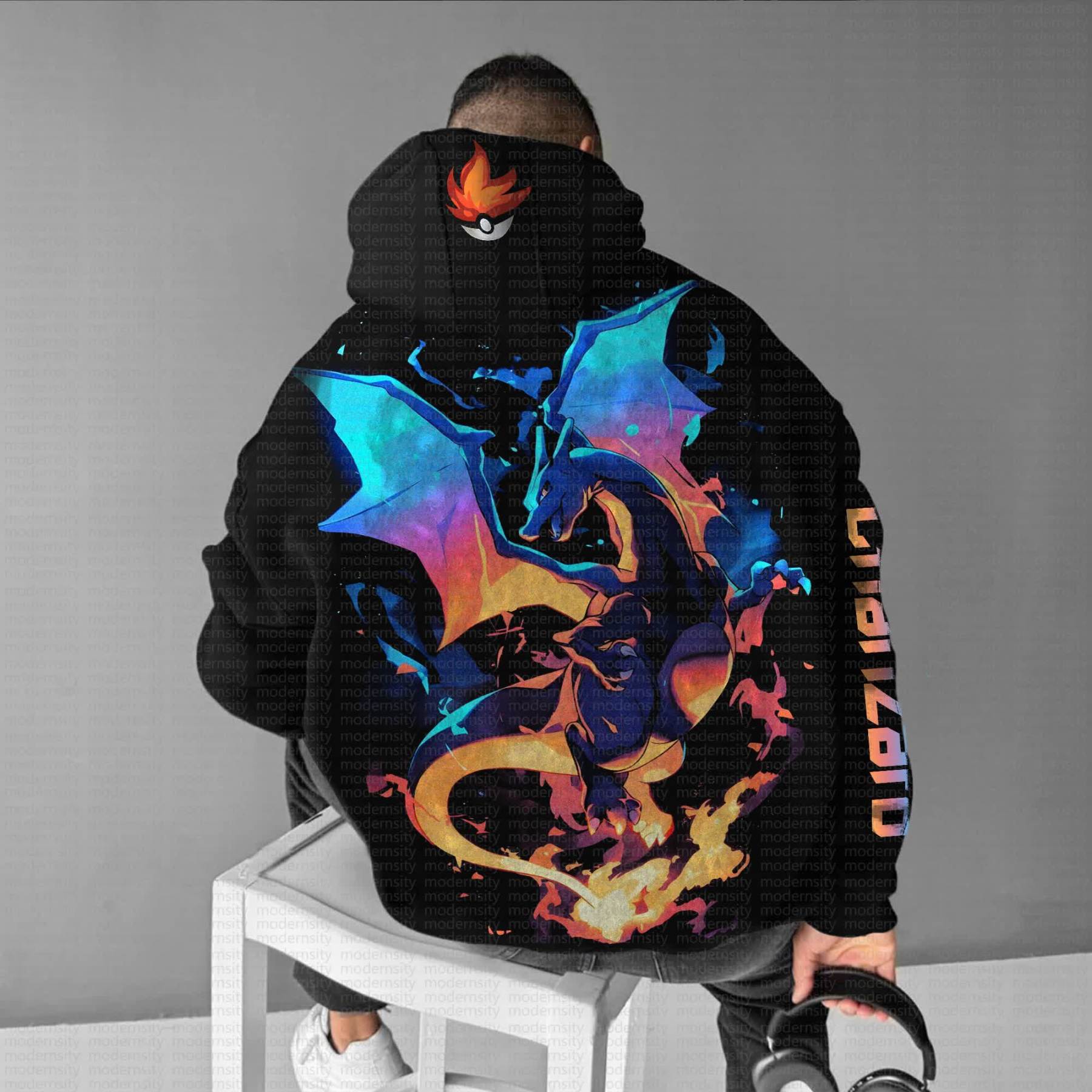 Unisex Oversized Anime Print Hoodie | One Piece