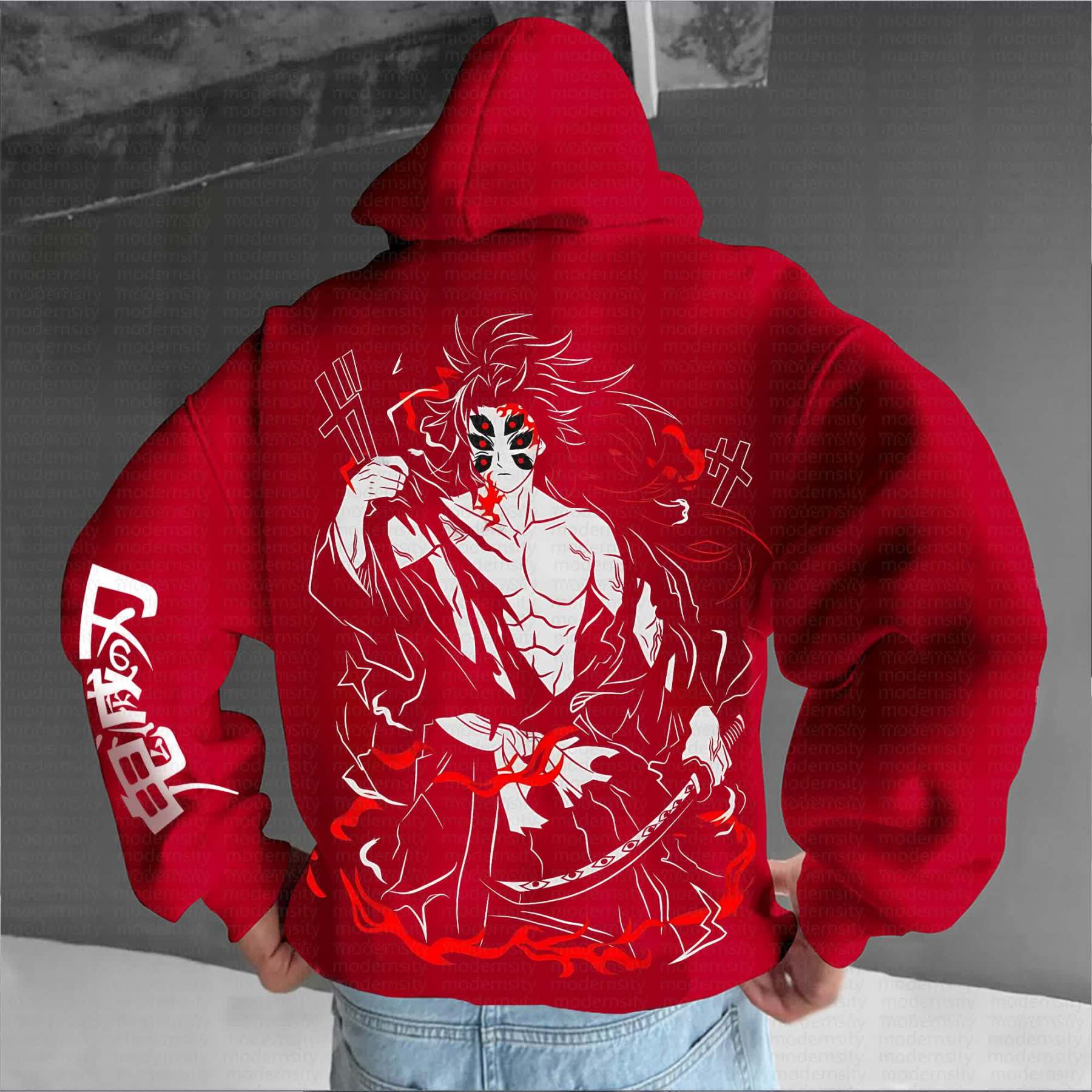 Unisex Anime Graphic Streetwear Vintage Hoodie丨Demon Slayer X Pokémon