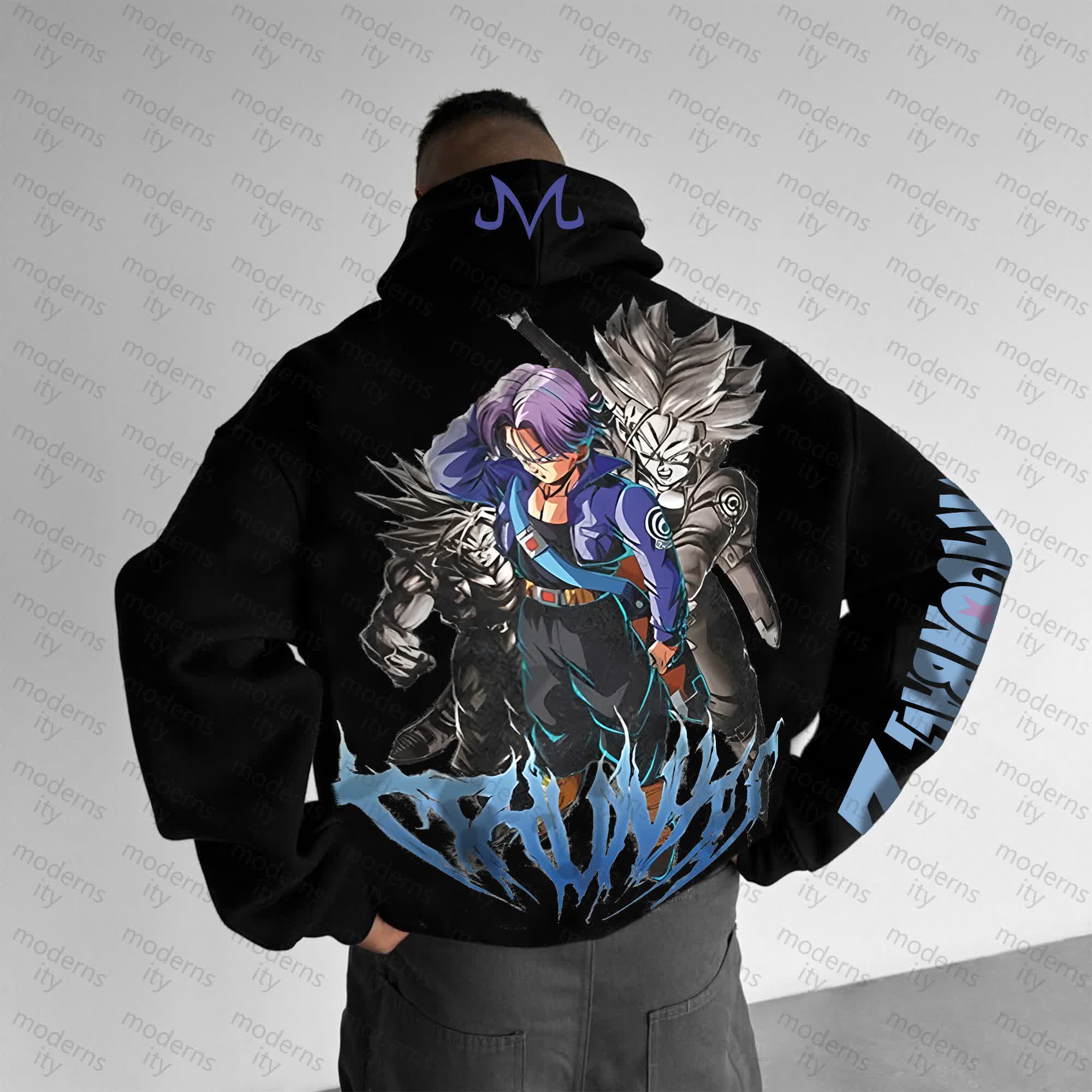 Unisex Anime“Dragon Ball” Graphic Streetwear Vintage Hoodie