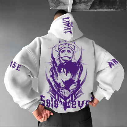 Unisex Anime Graphic Streetwear Vintage Hoodie