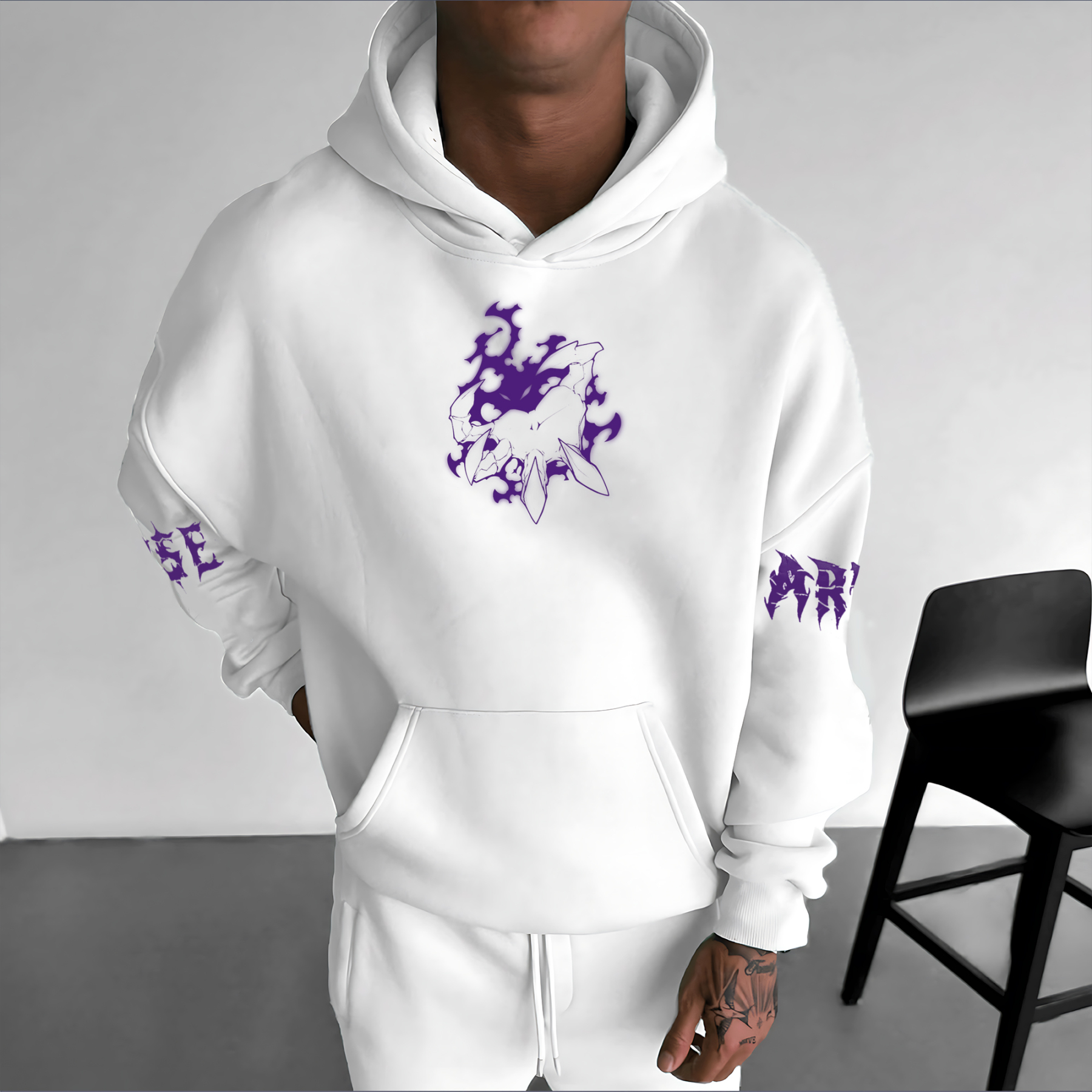 Unisex Anime Graphic Streetwear Vintage Hoodie