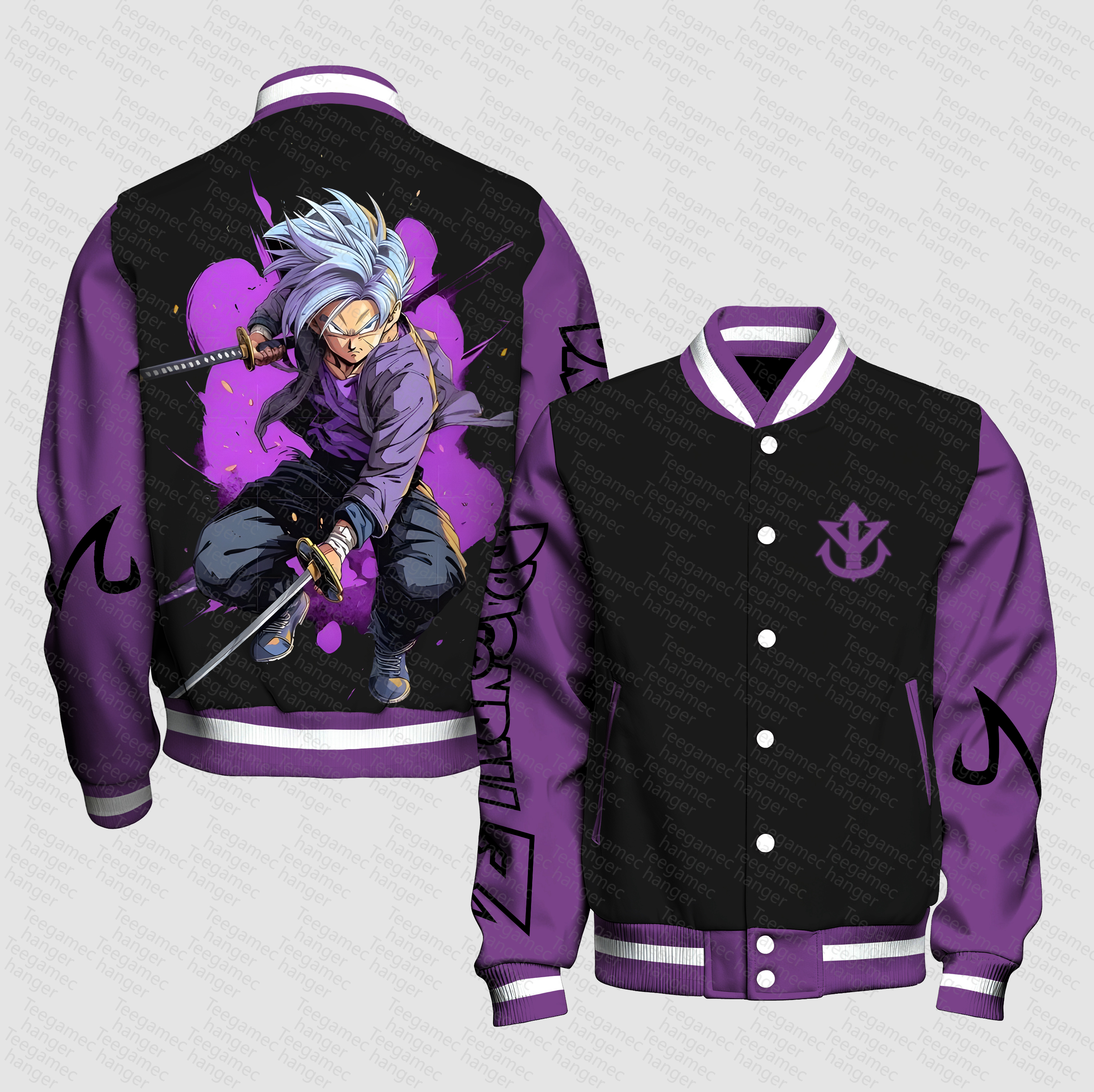 Unisex Vintage Anime Graphic Jacket