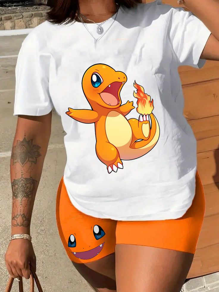 Unisex "Pokémon" Anime Inspired Vintage T-Shirt