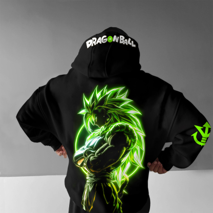 Unisex Anime Print  Casual Oversized Hoodie