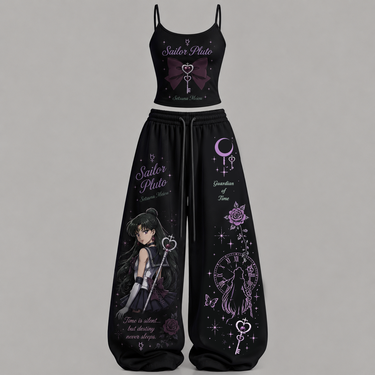 Sailor Moon Top & Elasticated Trousers Two-Piece Set