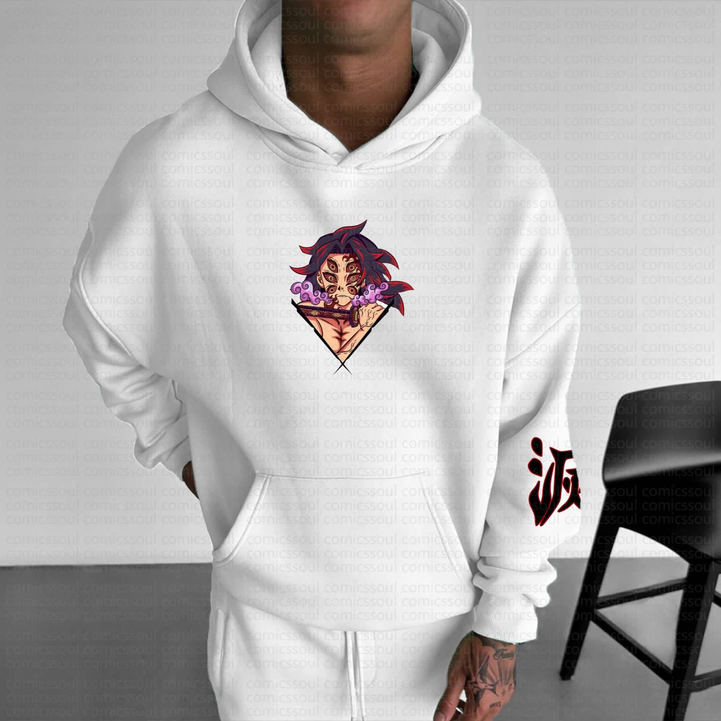 Unisex Anime Graphic Streetwear Vintage Hoodie丨Demon Slayer