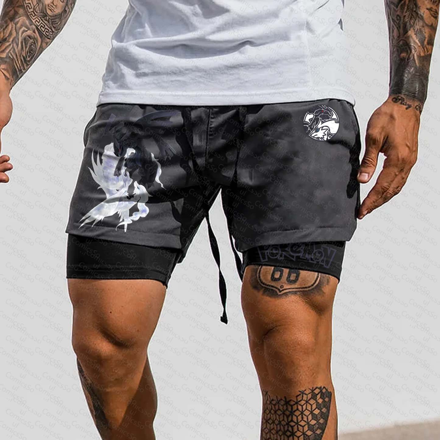 Unisex  “Pokémon” Casual Anime Streetwear Shorts