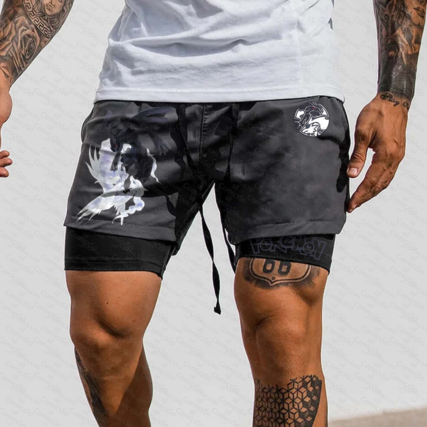 Unisex  “Pokémon” Casual Anime Streetwear Shorts