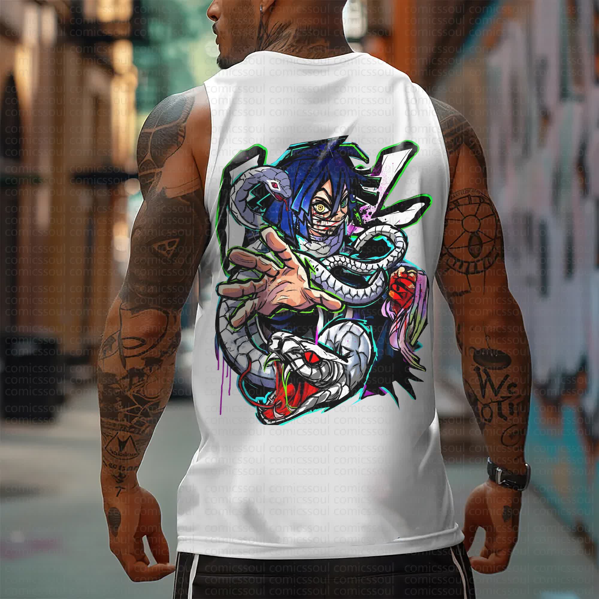 Unisex  “Demon Slayer” Casual Anime  Tank Top