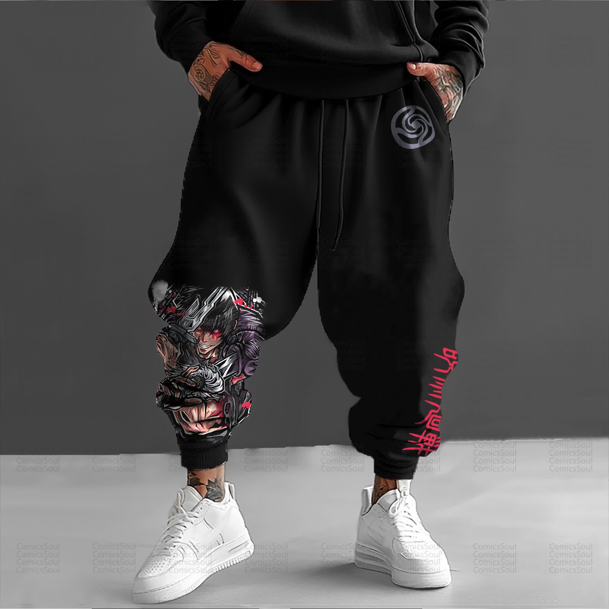 Unisex Anime Inspired Vintage Pants丨Jujutsu Kaisen