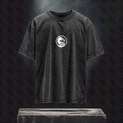 Unisex  Inspired Vintage Washed T-Shirt丨 Mortal Kombat