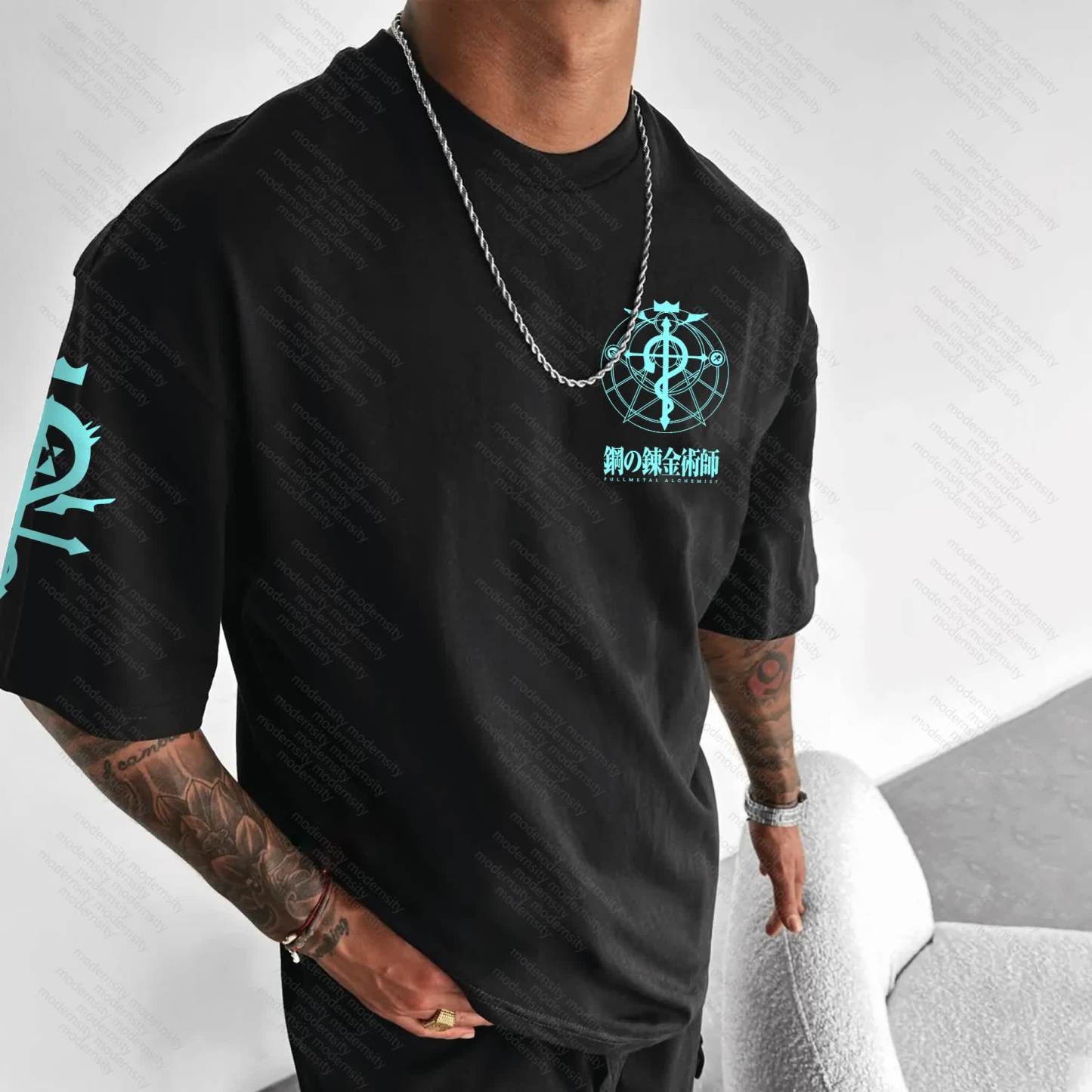 Unisex  "Fullmetal Alchemist" Anime Inspired Vintage T-Shirt