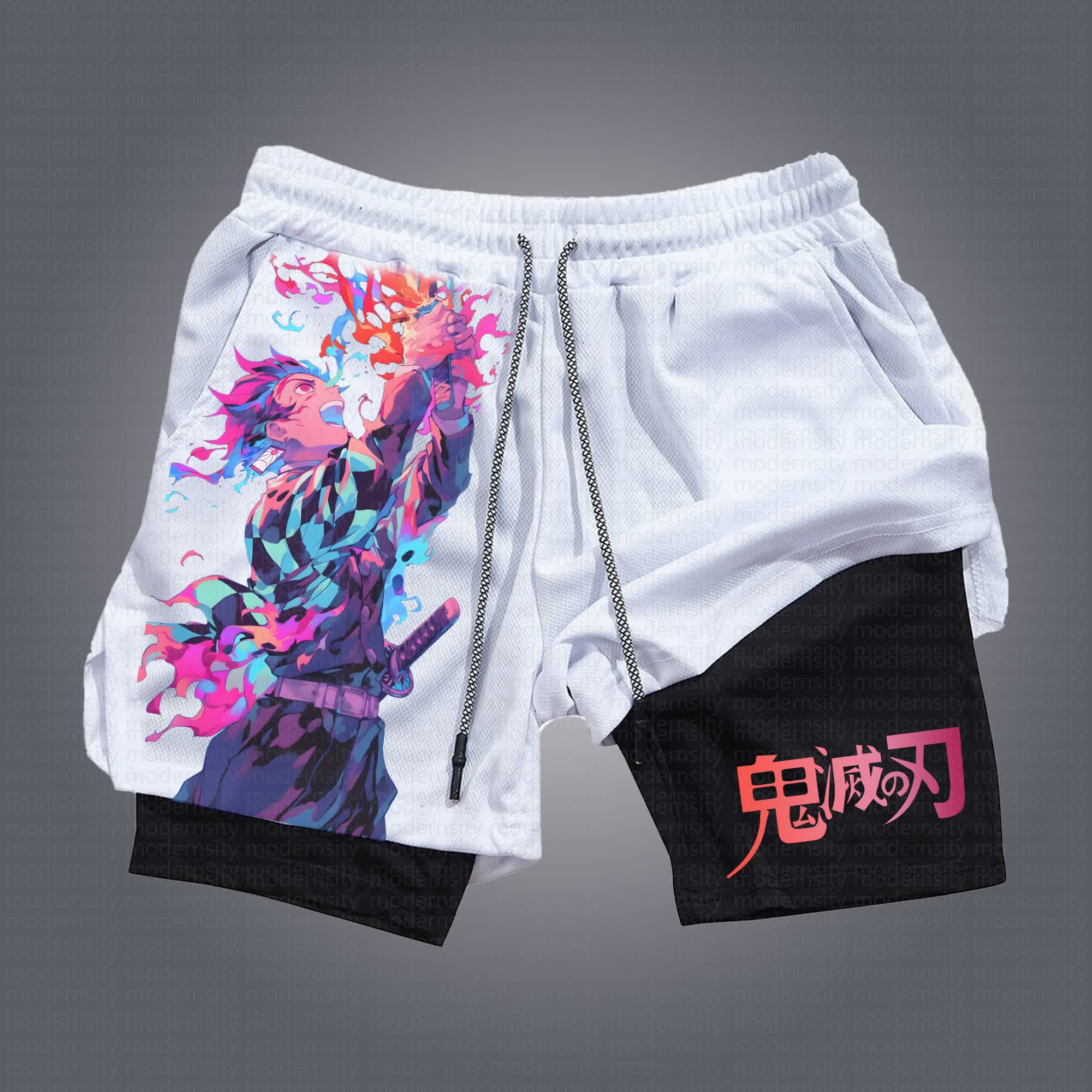 Unisex Casual Anime Streetwear Shorts 丨Demon Slayer