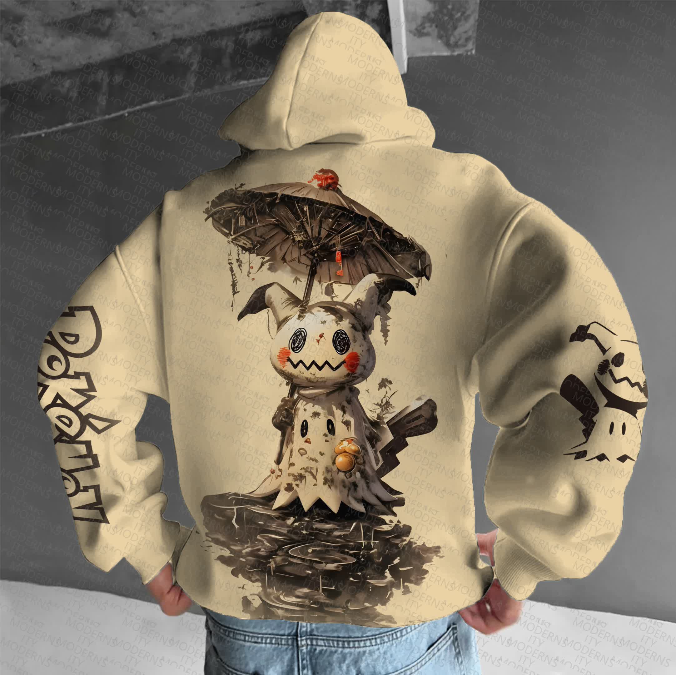 Unisex “Pokémon” Anime Graphic Streetwear Vintage Hoodie