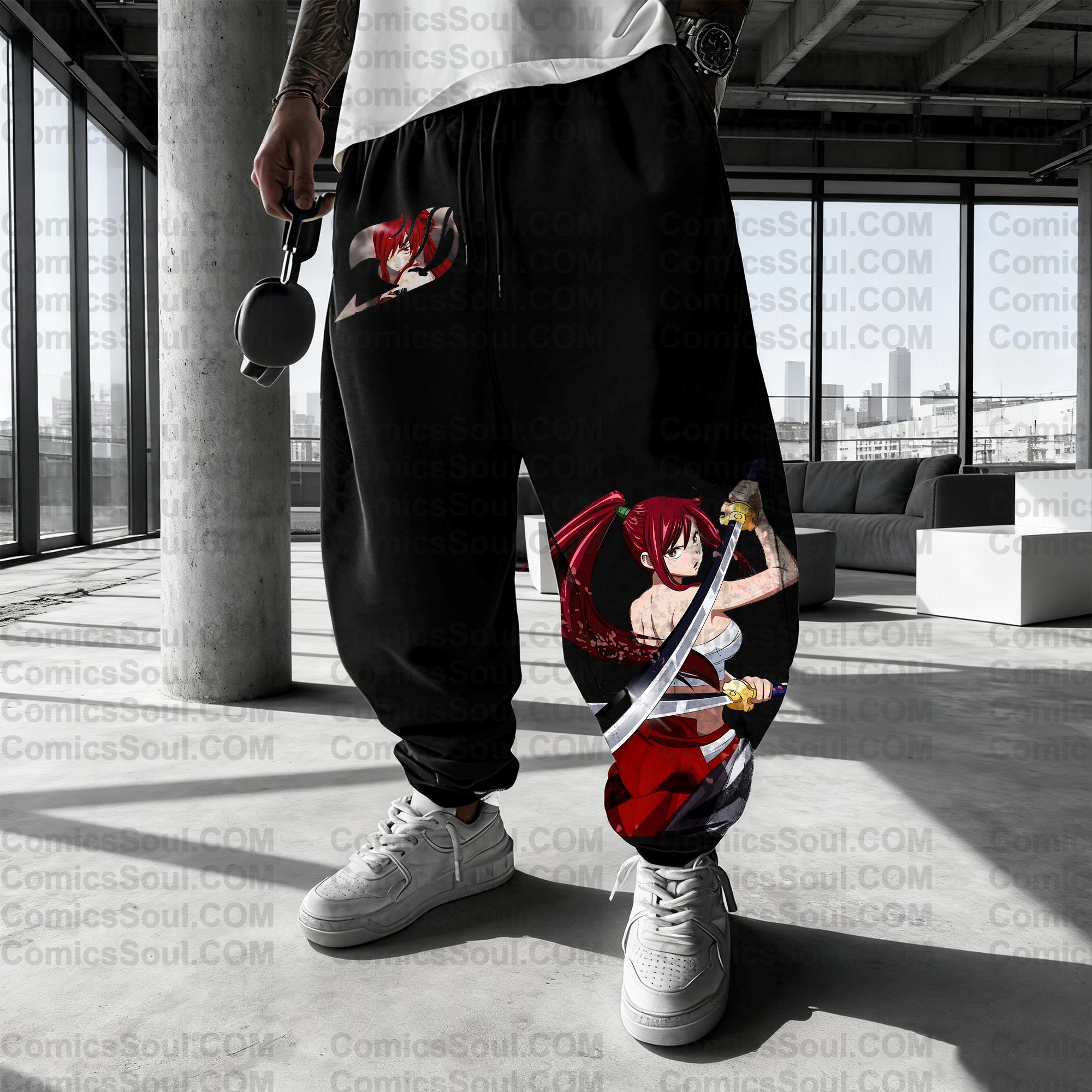 Unisex Casual Anime Streetwear Pants