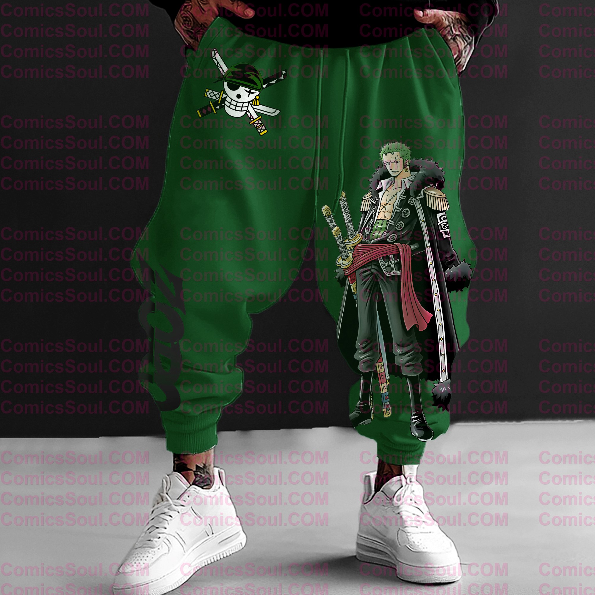 plus velvetUnisex Casual Anime Streetwear Pants