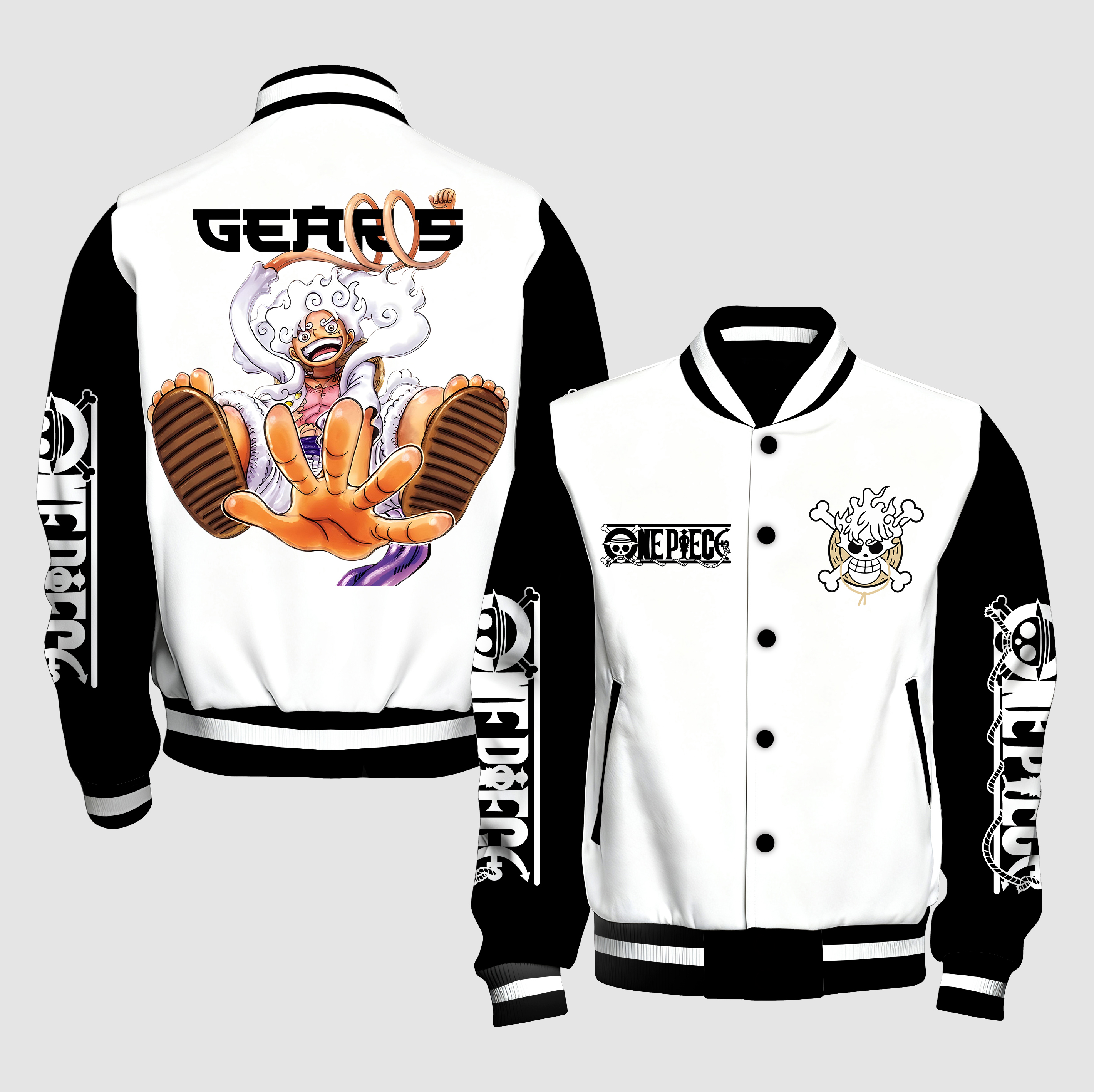 Unisex Vintage Anime Graphic Jacket