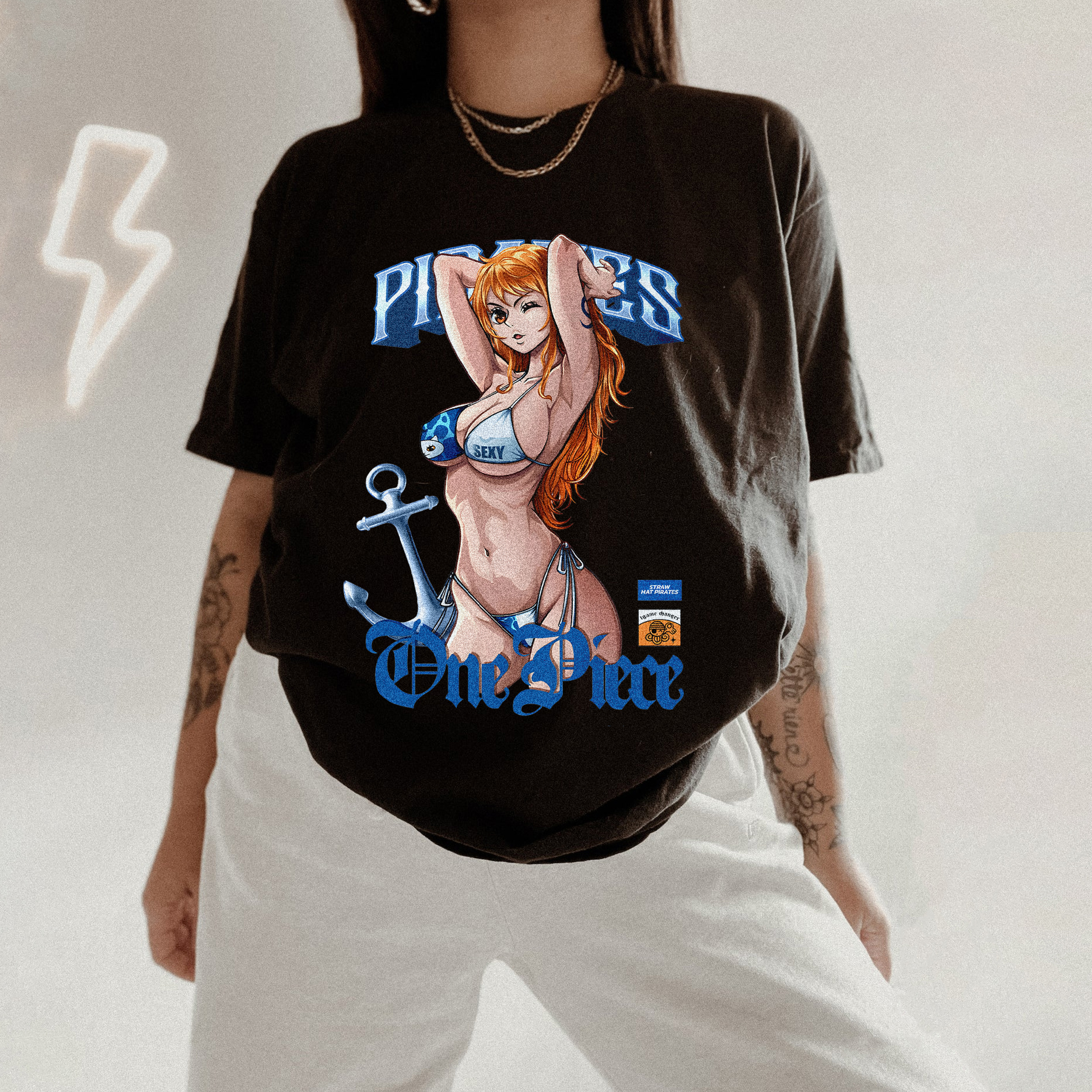 Unisex Anime Inspired Vintage T-Shirt