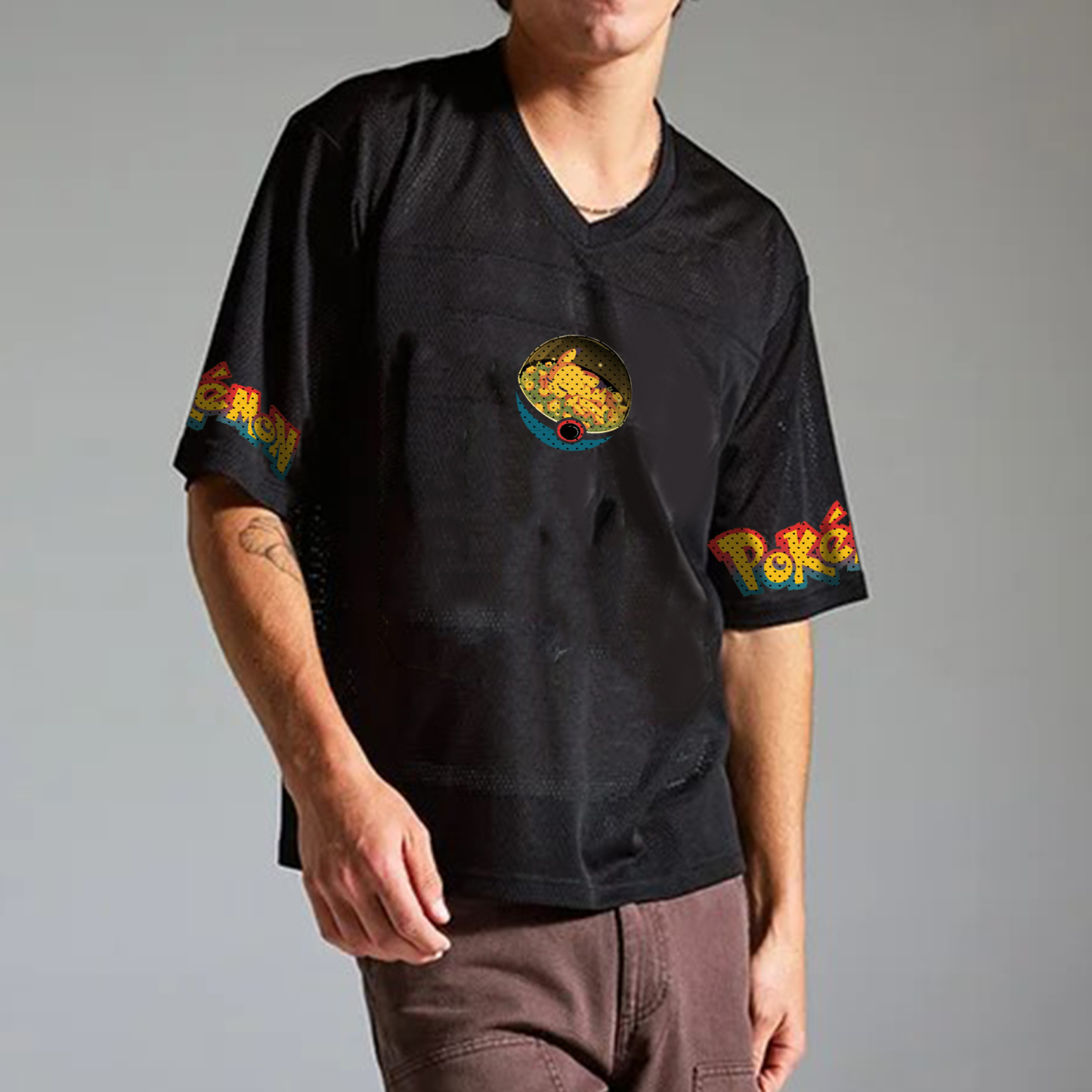 Unisex  “Pokémon” Anime Style Retro I Mesh T-Shirt