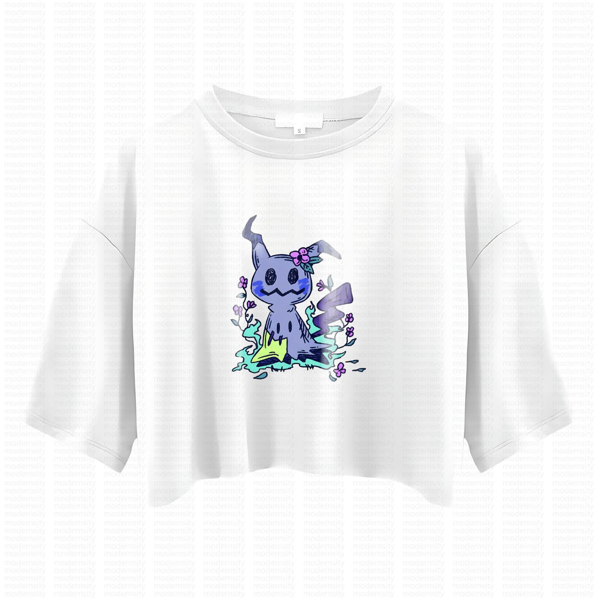 Cute and playful "Pokémon" summer women's cropped top