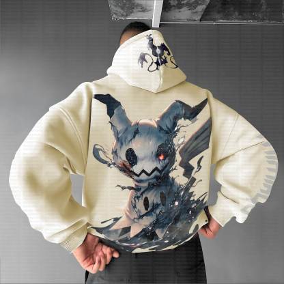 Unisex “Pokémon” Anime Graphic Streetwear Vintage Hoodie